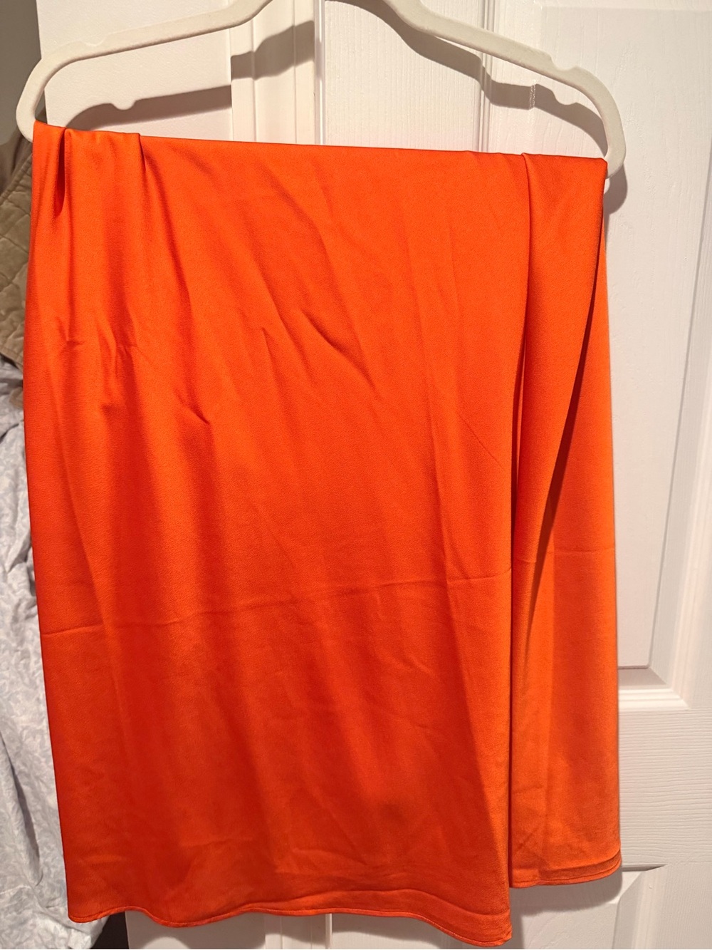 Women’s Bright Orange Skirt - LOFT large